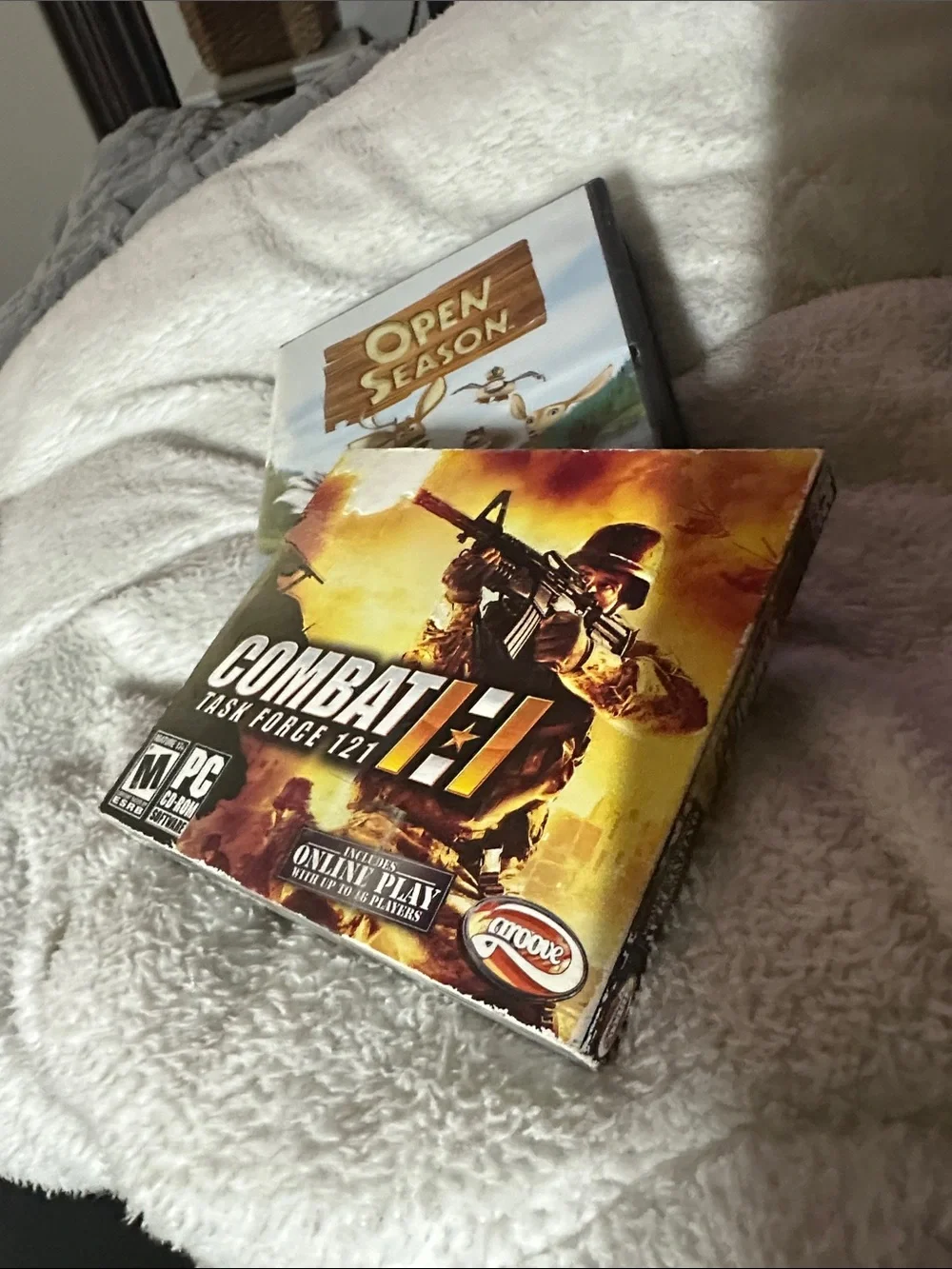 Open Season PC Game(includes 3discs-used) & COMBAT TASK FOREVER(NWT)